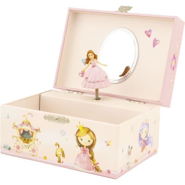 Musikalisk smyckeskrin - Ulysses - Little Princess - Rosa - 15x10x8 cm - Från 3 år