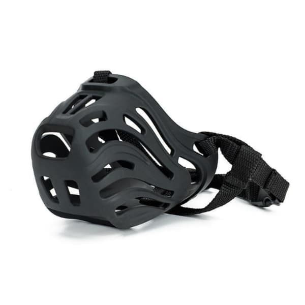 Munkorg för Hundar - Förhindra Bitning & Skällande Black XL