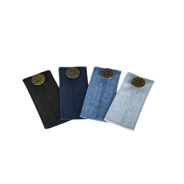 Midjeförlängare / Knappförlängare för Jeans - 4 pack 72x35x3 mm