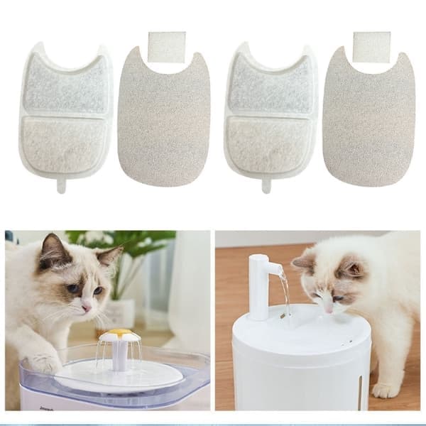 Ersättningsfilter för kattvattenfontän / vattenfontän för husdjur 6-pack