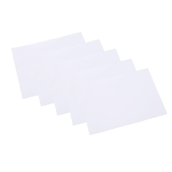 Vattentäta Självhäftande Reparationslappar 5 st White 20x10 cm