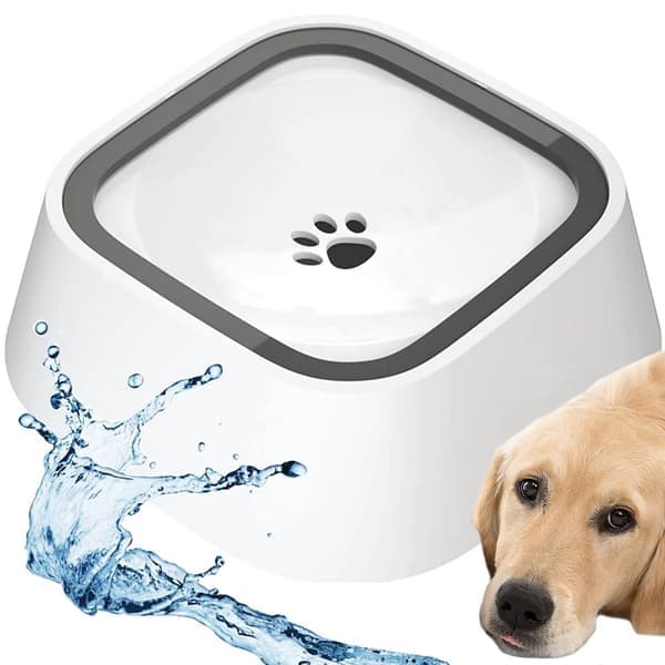 Anti-spill vattenskål - Spillfri hundskål med stänkskydd