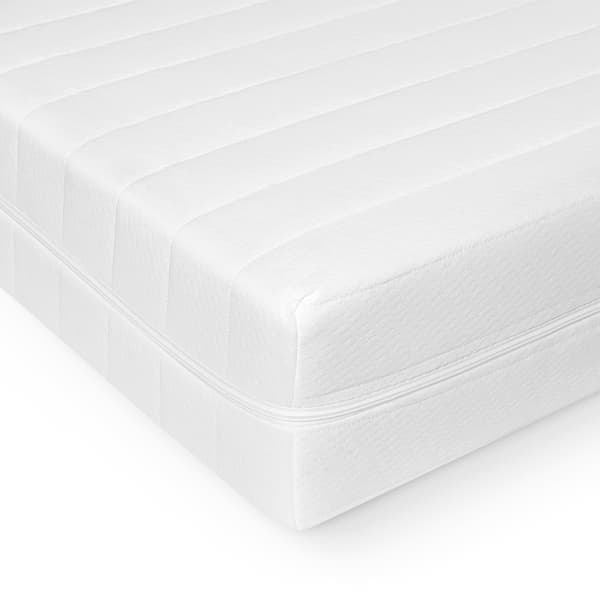 Madrass i skum 120x200 cm - Vändbar madrass - Fast och balanserat stöd - 7 komfortzoner - tjocklek 15 cm