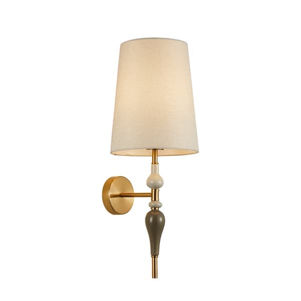 Vägglampa Moren 1 E27 Antikbrons Italux WL-84678-AB
