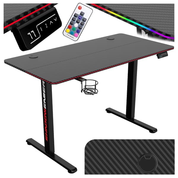 SHADOW GAMER elektriskt spelbord 2.0 LED RGB 120 cm