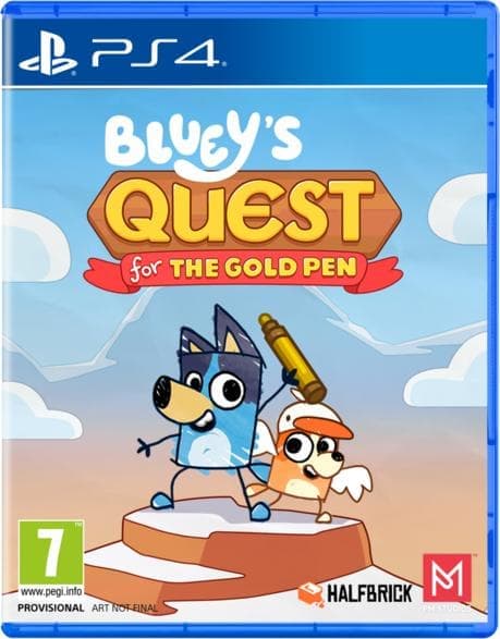 PS4-spel CENEGA Bluey's Quests for the Gold Pen