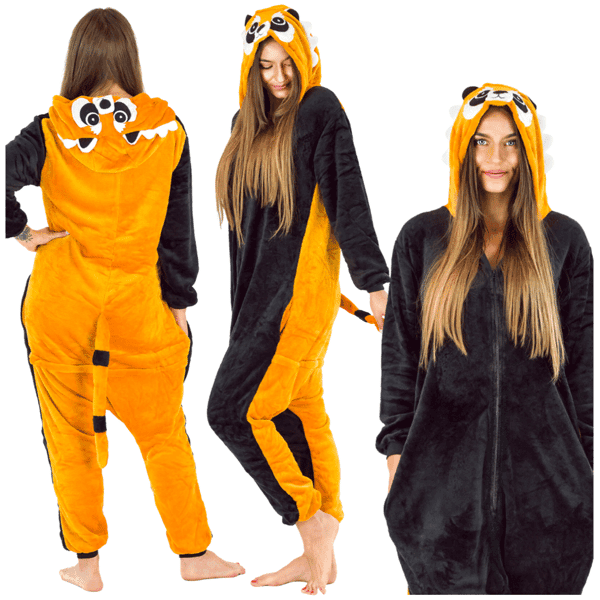 ONESIES Varm dam pyjamas liten panda gåva kigurumi onesie bekväm XL Kostym Onesie liten panda - M