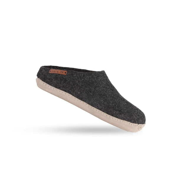 Wool Slippers (100% Pure Wool) with Suede Sole