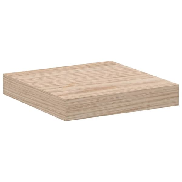 vidaXL Svävande hylla 23x23,5x4 cm konstruerat trä