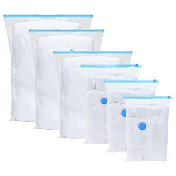 vidaXL Vakuum Resepåse Klar Plast 80 x 60 cm Vakumpåsar Rektangulär