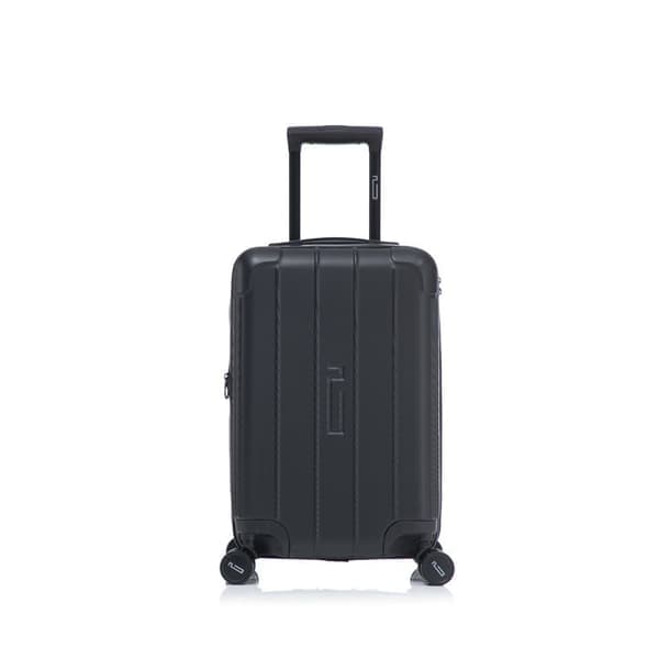 Kabinväska 55x35x25 cm med hyllor | TSA-lås | Ultra-motståndskraftig ABS | 360-graders hjul | Svart