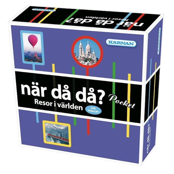 EGMONT Spel När Då Då?-pocket Resor i Världen (Nya frågor) (SE)