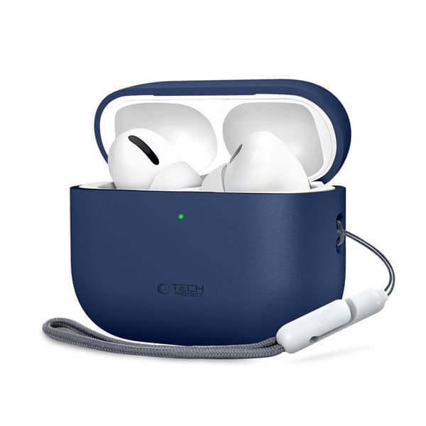 Tech-Protect Apple Airpods Pro 3 Skal Silikon - Marinblå
