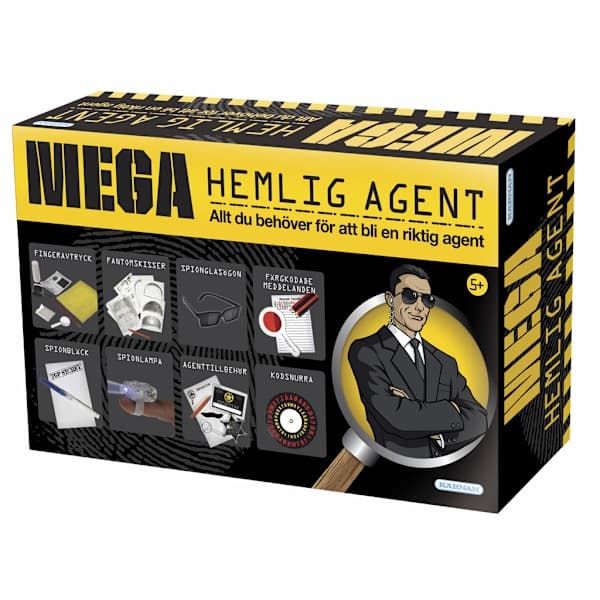 Agentlåda Mega Hemlig Agent