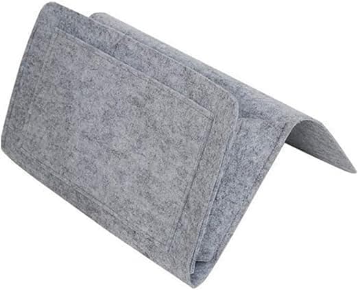 1 st hängande sängförvaringsorganisatör i filt för hem, säng, soffa, våningssängar