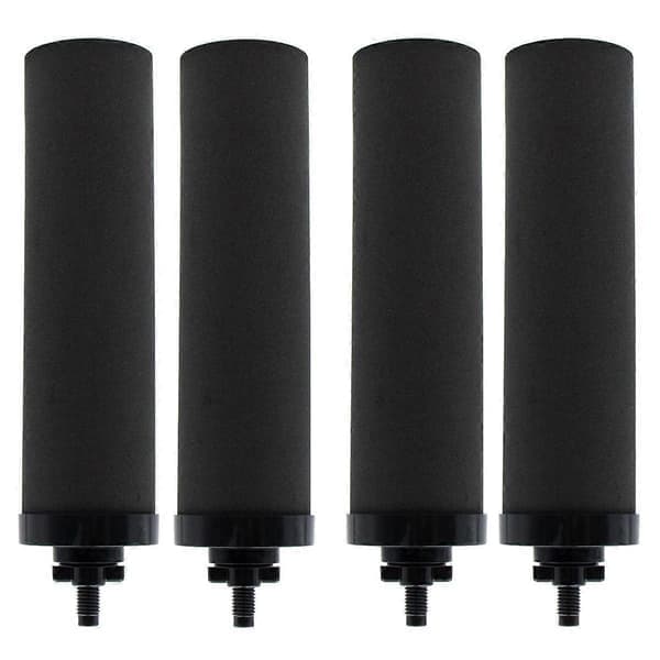 4-pack vattenfilter för BERKEY Black Aktiverat Kol BB9-2 Filter