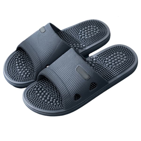 Unisex Fotmassagetofflor Akupressur Massagetofflor Shiatsu Fotvalv Smärtlindring Halkfria Massageskor för Män Kvinnor