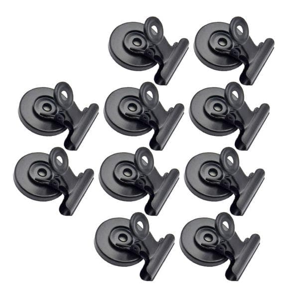 10 st Magnetiska Klämmor Kraftiga Kylskåpsmagneter Kylskåpsmagneter med Klämmor
