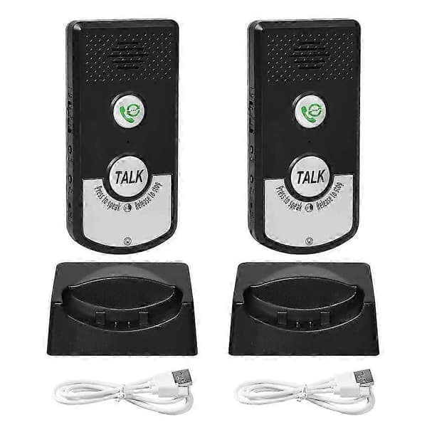 Trådlös Intercom Röstmonitor Påminnelse Smart Tvåvägs Intercom Lämplig för Hem Sjukhus Hotell