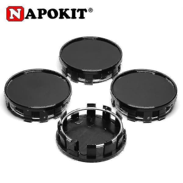 4 st 54mm (52mm-50mm) Bilhjul Fälg Navkapsel Auto Bil Hjulcentrumkapslar Navkapsel Dammskydd Svart Krom Silver