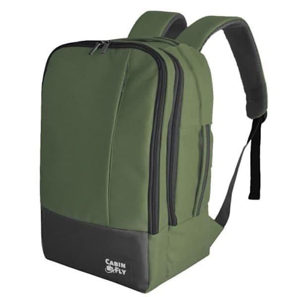 CabinFly Bellanca 40x20x25cm Ryanair Kabinryggsäck Handbagage Khaki Khaki