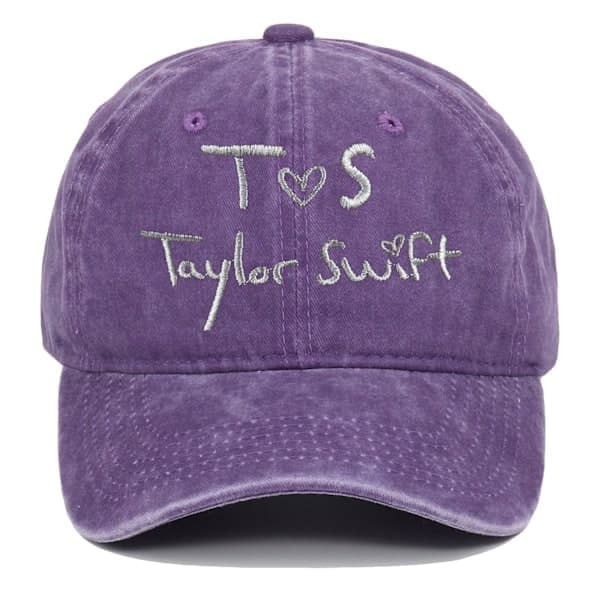 Taylor 1989 Broderad Tvättad Keps Europeisk och Amerikansk Taylor Swift Hiphopkeps Gammal Tvättad Basebollkeps