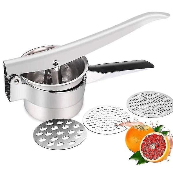 Premium Spaetzle / Potatispress Rostfritt Stål med 3 Silar