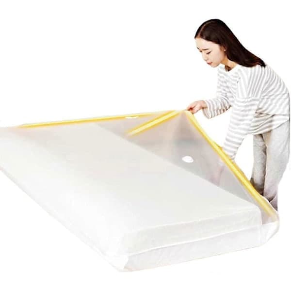 Stora vakuumförvaringspåsar för madrasser, kläder, 220 x 100 cm vakuumförseglad madrasspåse, förvaringspåse för flytt/förvaring av