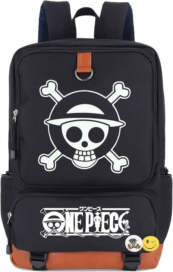 Anime One Piece Monkey D Luffy Luminous Ryggsäck