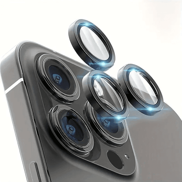 iPhone 15 PRO Linsskydd Kameraskydd i Härdat Glas