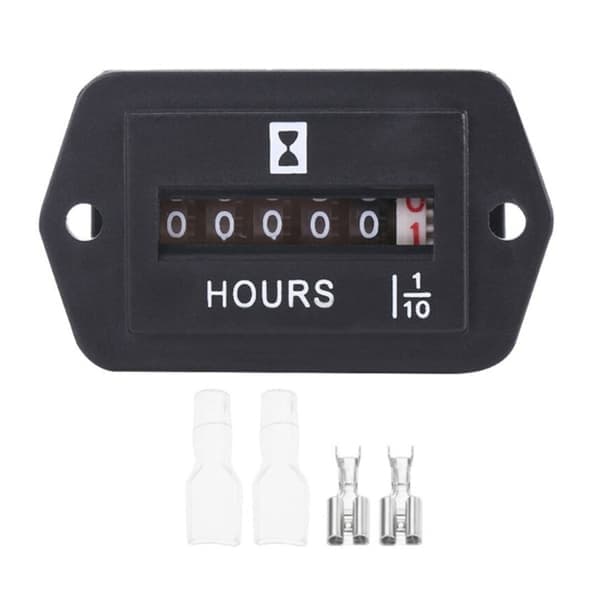 Ackumulerande Counter LCD-Display Elektronisk Timer Industriell Counter Hour Meter