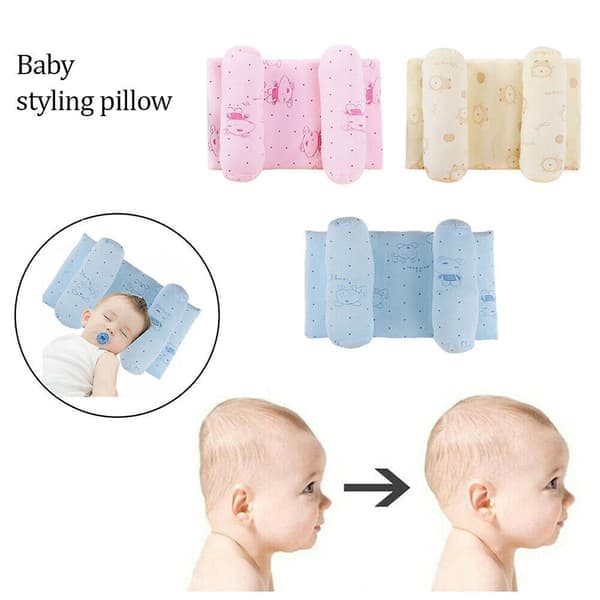 Babykudde mot deformation platt huvud babykudde kudde mjuk