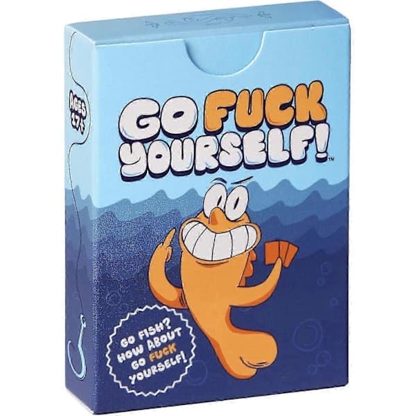 Go F*ck Yourself - Roligt Go Fish-kortspel Interaktivt kortspel för hemmafest [YJD] 2 ST