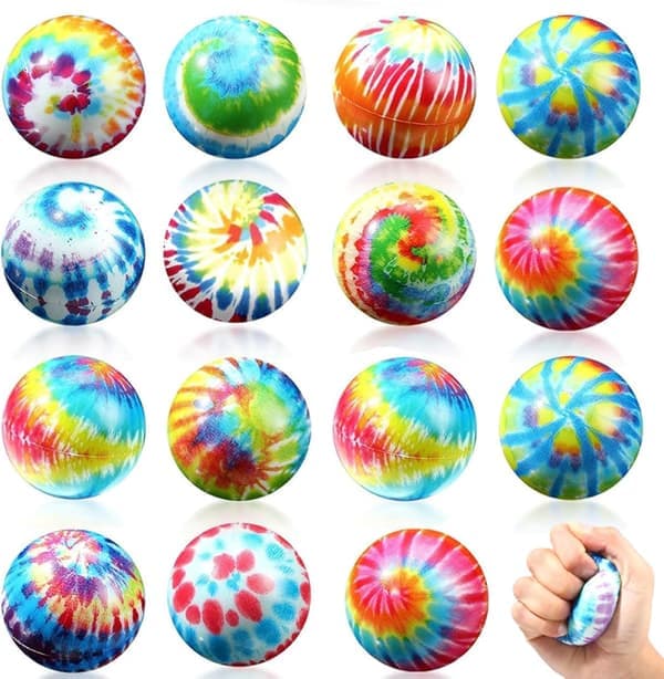 15 st Mini Sportbollar, 6,3 cm Anti-Stressboll, Små Stressbollar, Mini Skum Stressbollar (Slumpmässigt utseende)