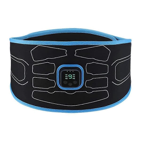 Smart EMS magtränare muskelstimulator vibrationsbälte, kroppsbantning unisex