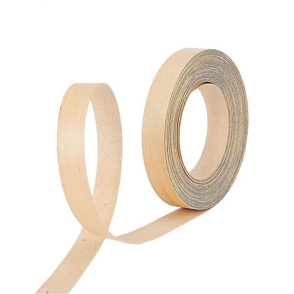 32ft Rulle Träfanér Kantlist Förlimmad Navajo Vit Plywood Kantlist Flexibel Trätejp Långa Tunna Äkta Träfanérremsor för Skåp Möbler{ROG}