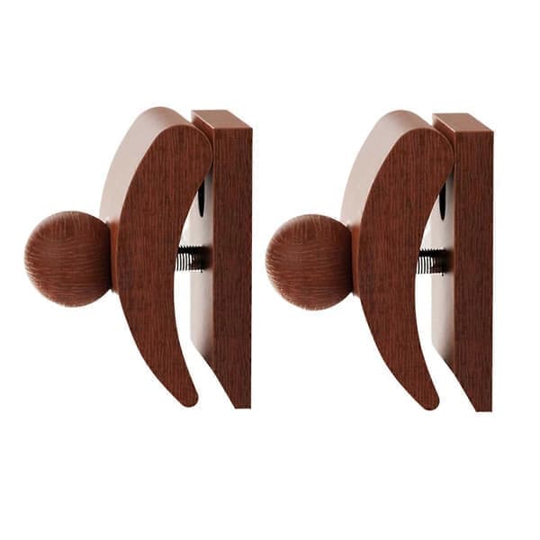Wall Hanging Hanger, Quilt Hanger for Wall Hangings, Blanket Hanger Clips, Carpet Rug Display, Wooden Wall Clips 2-pack