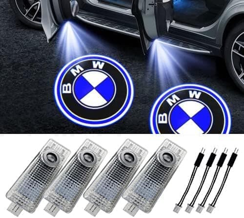 Bildörr LED-ljusprojektor, 4-pack 3D spökljus uppgradering {ROG}