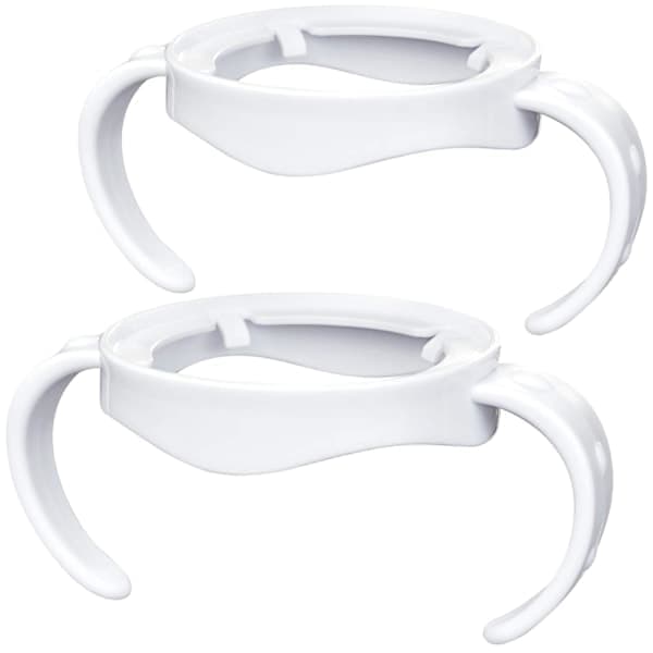 Babyflaskhandtag för Philips Avent Natural Babyflaskor, Kompatibel Avent Flaskhållare för Bebis, 2-Pack