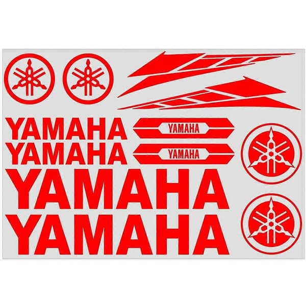 För YAMAHA Motorcykel Dekal Logotyp Tank Dekal Kit Fordonsfoliering