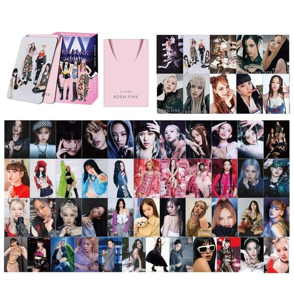 55 st Kpop Black Pink Fotokort Black Pink Lomo Kort För Fans Gåva