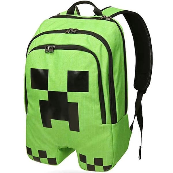 Minecraft Ryggsäck Skolryggsäck Stor Kapacitet Pojke Utomhus Resväska