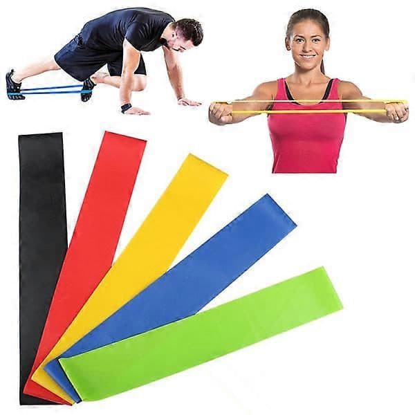5-pack Träningsband / Gummiband - Träning multicolor