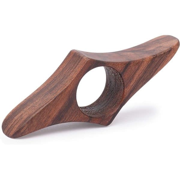 Bokstöd - (Medium - 22mm) Naturlig Valnöt Tumme, Handgjorda