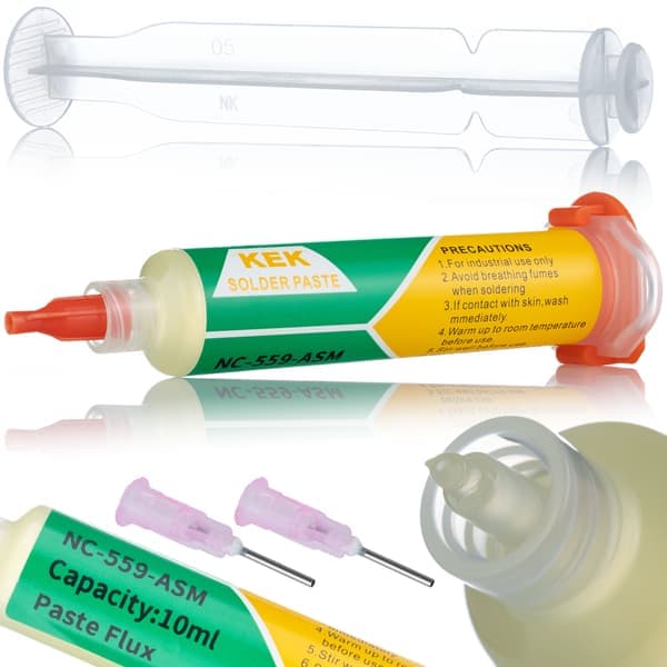 Lodflux NC-559-ASM 10Cc – No-Clean Gel | Hög Intensitet | för BGA och SMD-Lödning