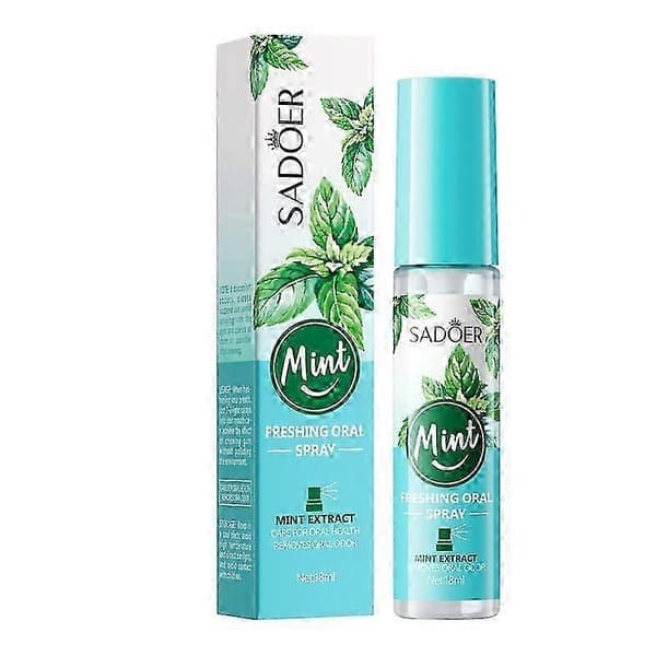 Fräsch andedräktsspray, munspray, spray mot dålig andedräkt, dålig andedräkt, fruktig andedräktsuppfriskande spray, oral komfort, liten bärbar