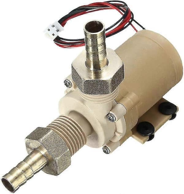 12V 6W DC Borstlös Vattenpump Keramisk Värmebeständig Högtemperatur Solvarmvattencirkulationspump