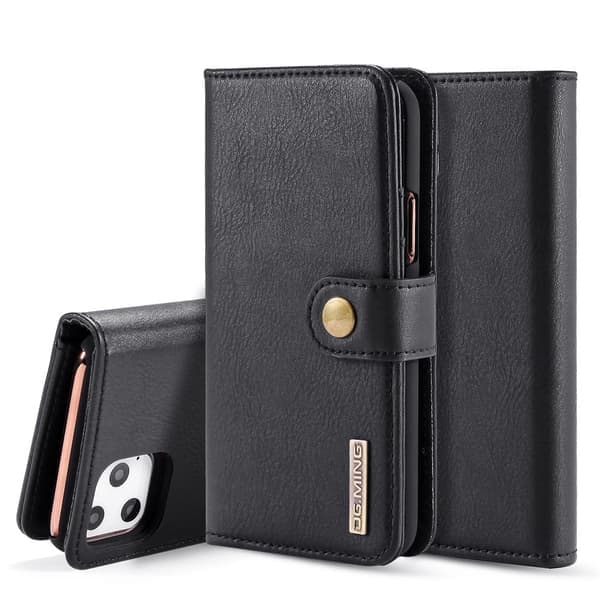 DG.MING 2-in-1 Magnet Wallet iPhone 11 Pro Black