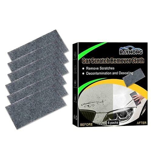 6-pack Nano Sparkle Cloth Bilreparationsservett Nano Magic Cloth För Bil Ny-STORLEK:24st