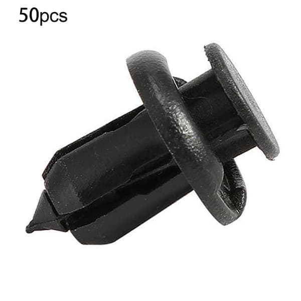 50 st Nitar Fästklämmor Skärmhållare Tryckklämma 10 mm Hål för Bil [DB]